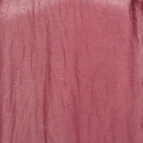 JOAN VASS CRANBERRY SHEER COWLED OPEN FRONT OVERSIZED VERY LONG SWEATER SIZE S - Picture 4 of 8